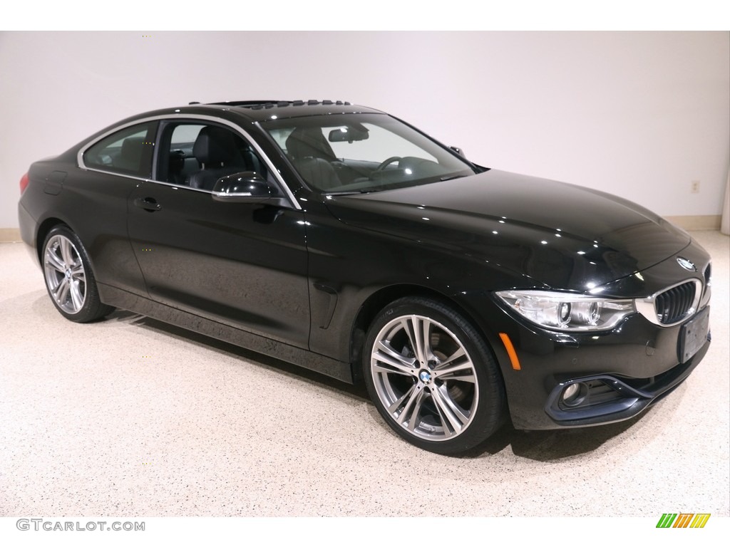 Jet Black 2017 BMW 4 Series 430i xDrive Coupe Exterior Photo #139117369