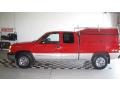 2005 Victory Red Chevrolet Silverado 1500 LS Extended Cab 4x4  photo #1