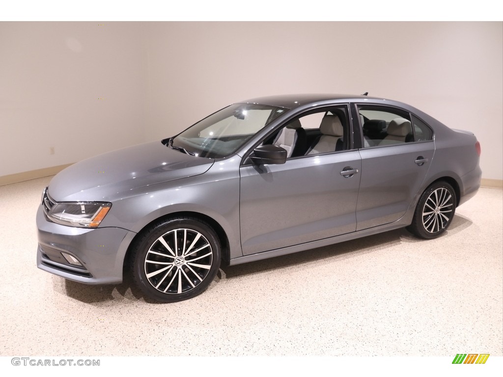 Platinum Gray Metallic 2017 Volkswagen Jetta Sport Exterior Photo #139118518
