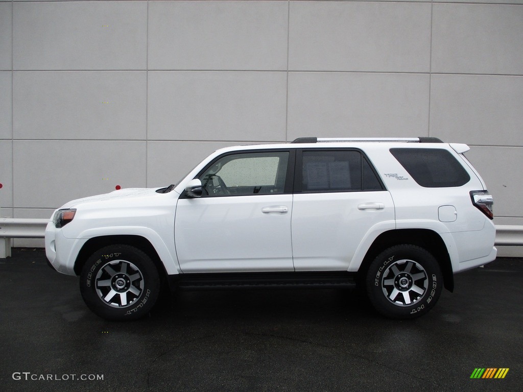 2017 4Runner TRD Off-Road 4x4 - Blizzard Pearl White / Black photo #2