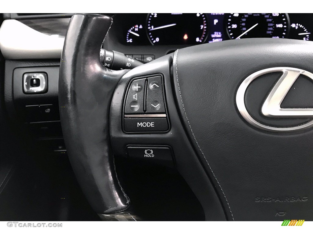 2014 Lexus LS 460 Black Steering Wheel Photo #139118848