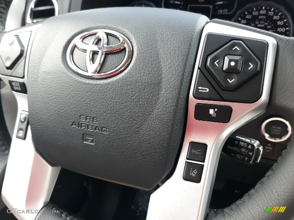 2020 Tundra Platinum CrewMax 4x4 - Super White / Black photo #6