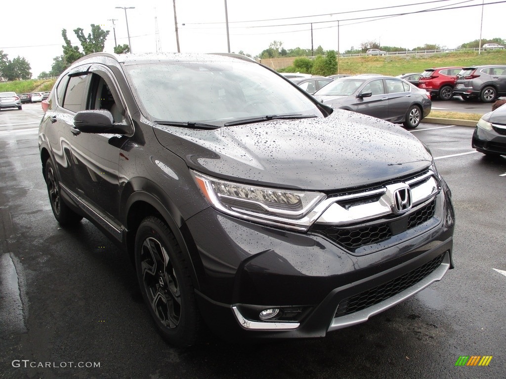 2019 CR-V Touring AWD - Gunmetal Metallic / Gray photo #7