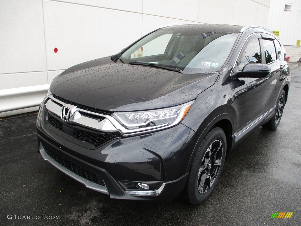 2019 CR-V Touring AWD - Gunmetal Metallic / Gray photo #9