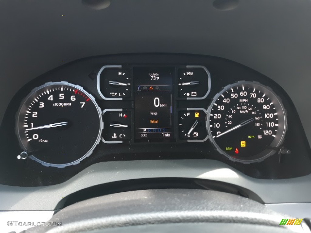 2020 Tundra Platinum CrewMax 4x4 - Super White / Black photo #46