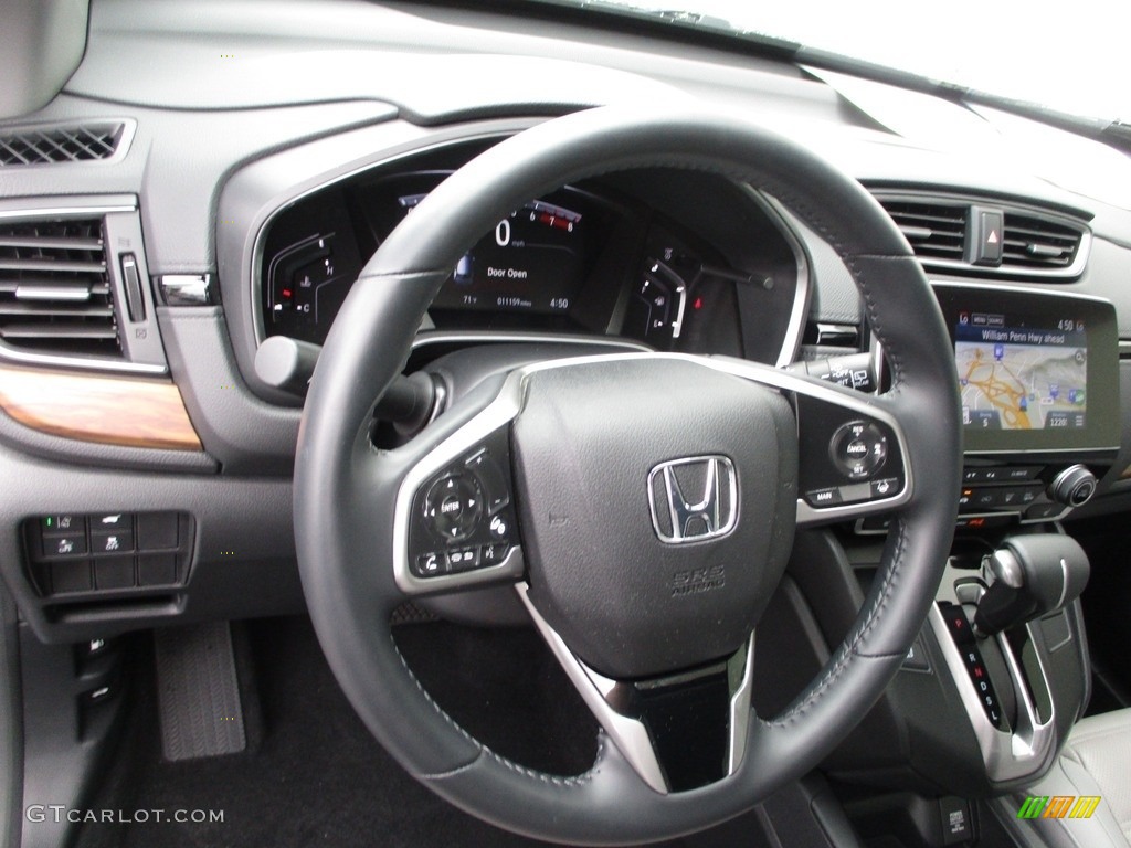 2019 CR-V Touring AWD - Gunmetal Metallic / Gray photo #14