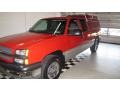 2005 Victory Red Chevrolet Silverado 1500 LS Extended Cab 4x4  photo #15