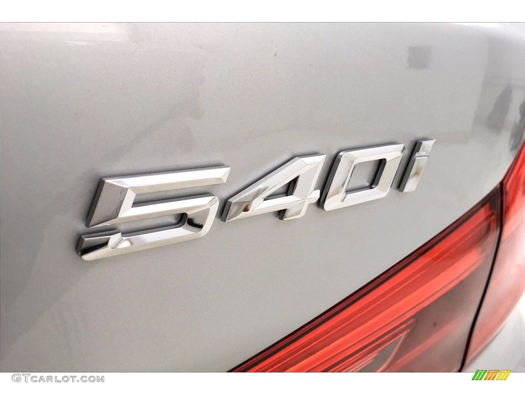 2020 5 Series 540i Sedan - Glacier Silver Metallic / Ivory White photo #16