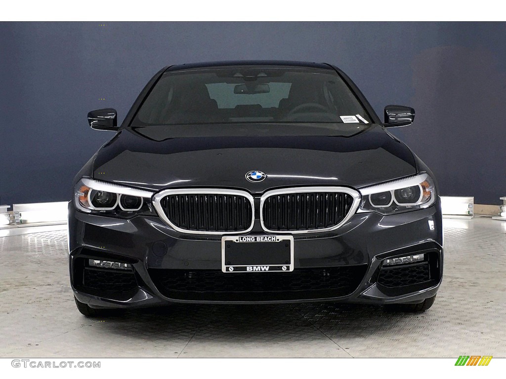 2020 5 Series 540i Sedan - Dark Graphite Metallic / Black photo #2