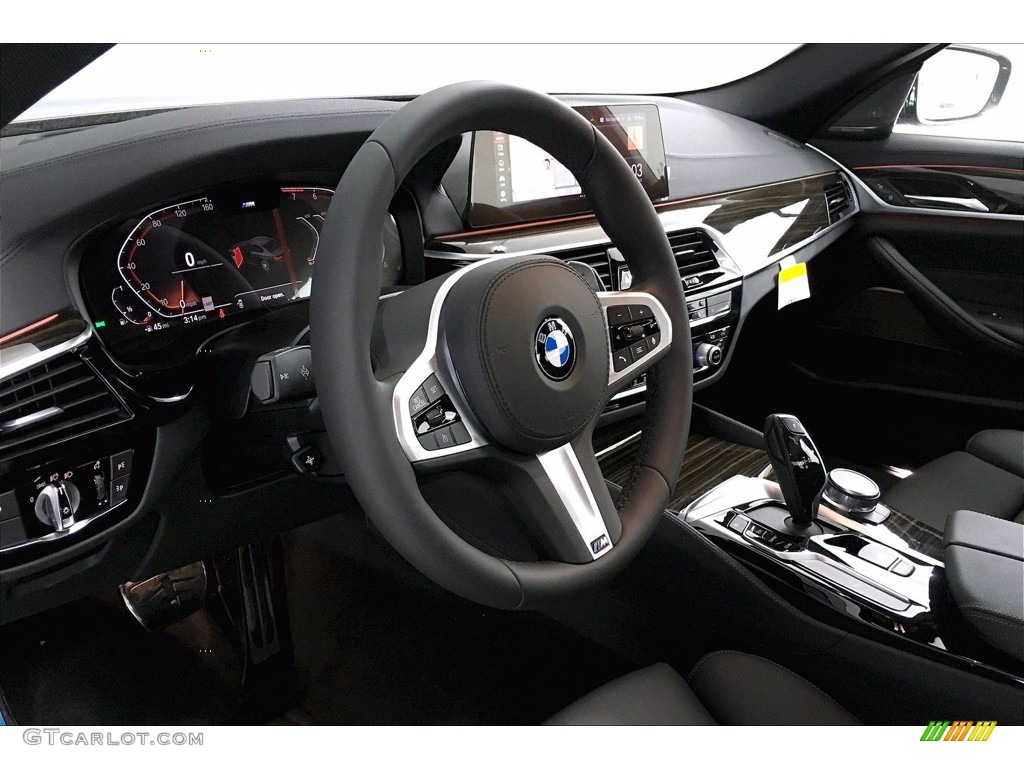 2020 5 Series 540i Sedan - Dark Graphite Metallic / Black photo #7