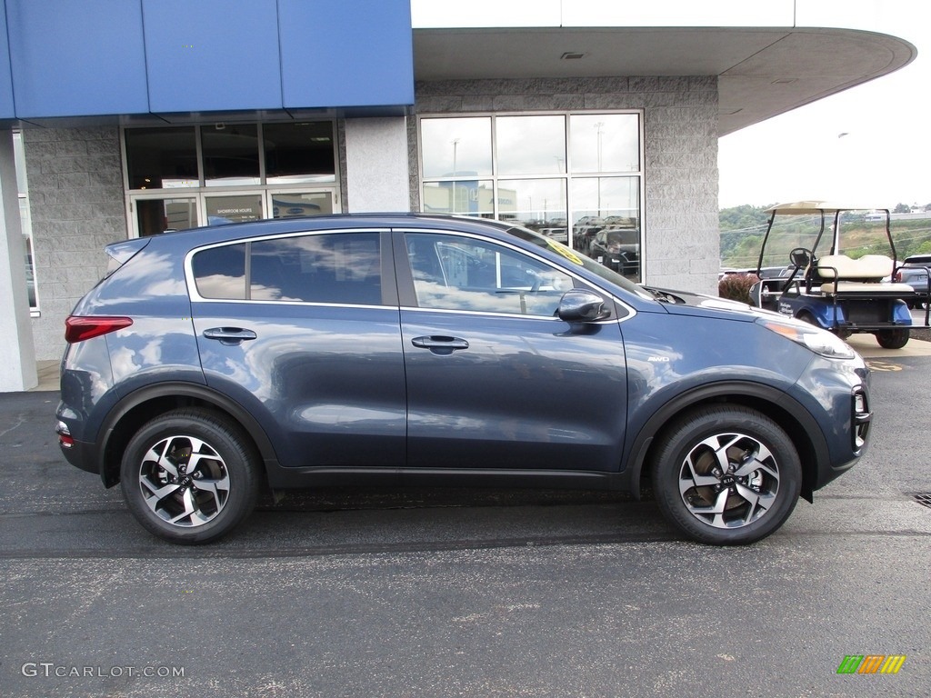 Pacific Blue 2020 Kia Sportage LX AWD Exterior Photo #139121314