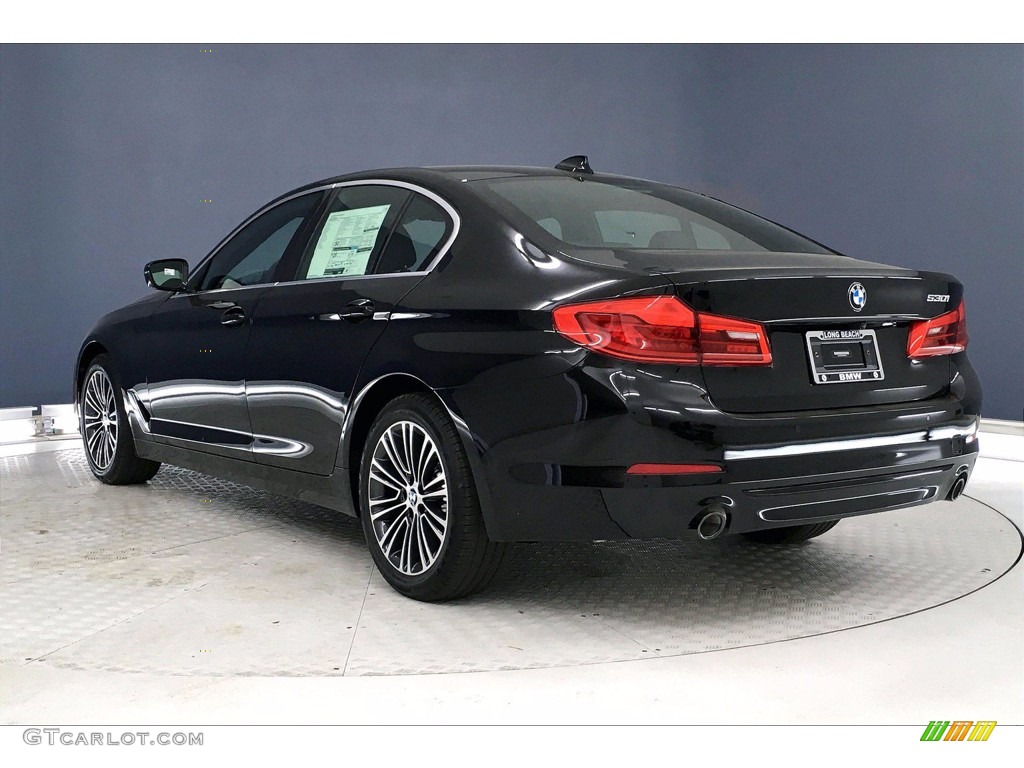2020 5 Series 530i Sedan - Jet Black / Black photo #3