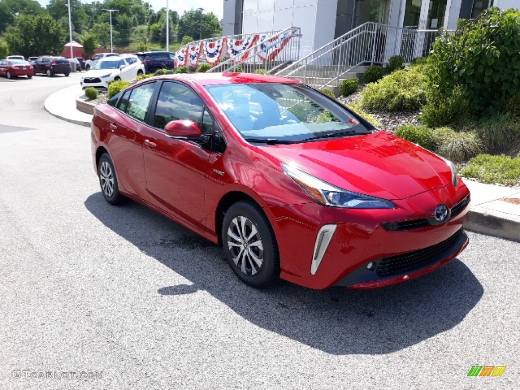 2020 Prius XLE AWD-e - Supersonic Red / Moonstone photo #30