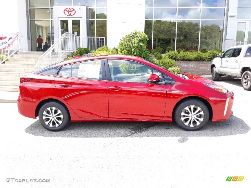 Supersonic Red 2020 Toyota Prius XLE AWD-e Exterior Photo #139121740