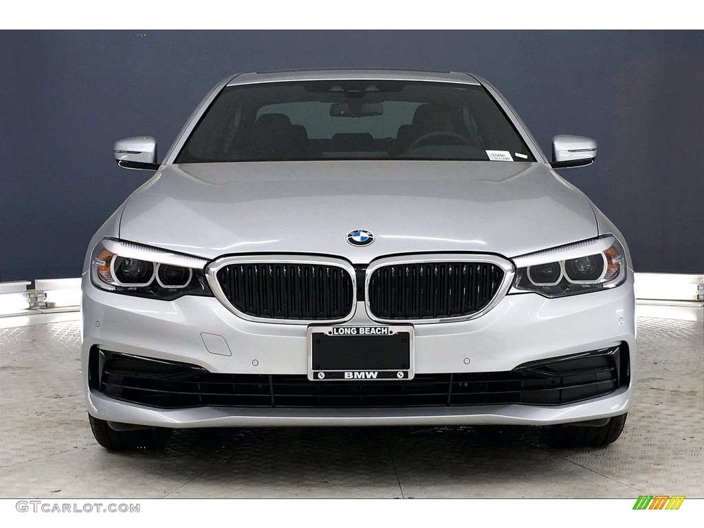 2020 5 Series 530i Sedan - Glacier Silver Metallic / Black photo #2
