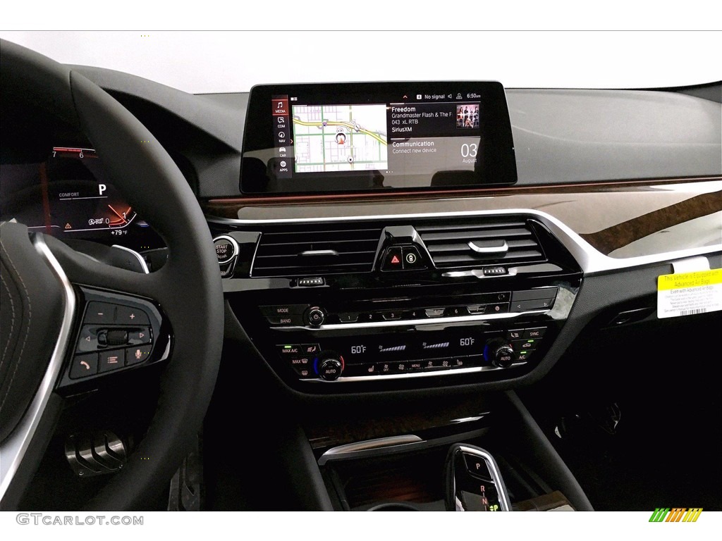 2020 5 Series 530i Sedan - Glacier Silver Metallic / Black photo #6