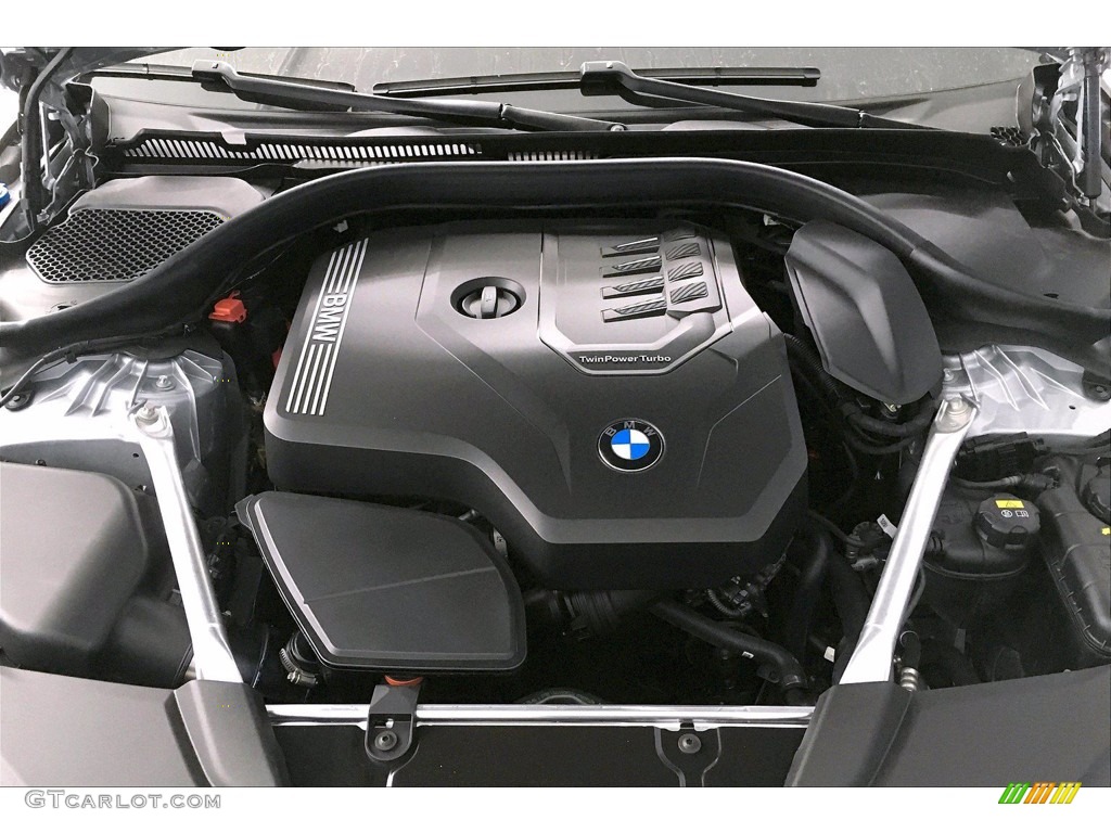 2020 5 Series 530i Sedan - Glacier Silver Metallic / Black photo #10