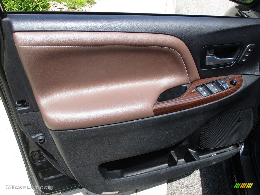2017 Sienna Limited AWD - Midnight Black Metallic / Chestnut photo #11