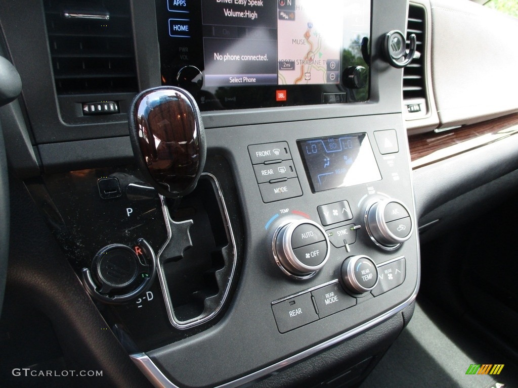 2017 Sienna Limited AWD - Midnight Black Metallic / Chestnut photo #18