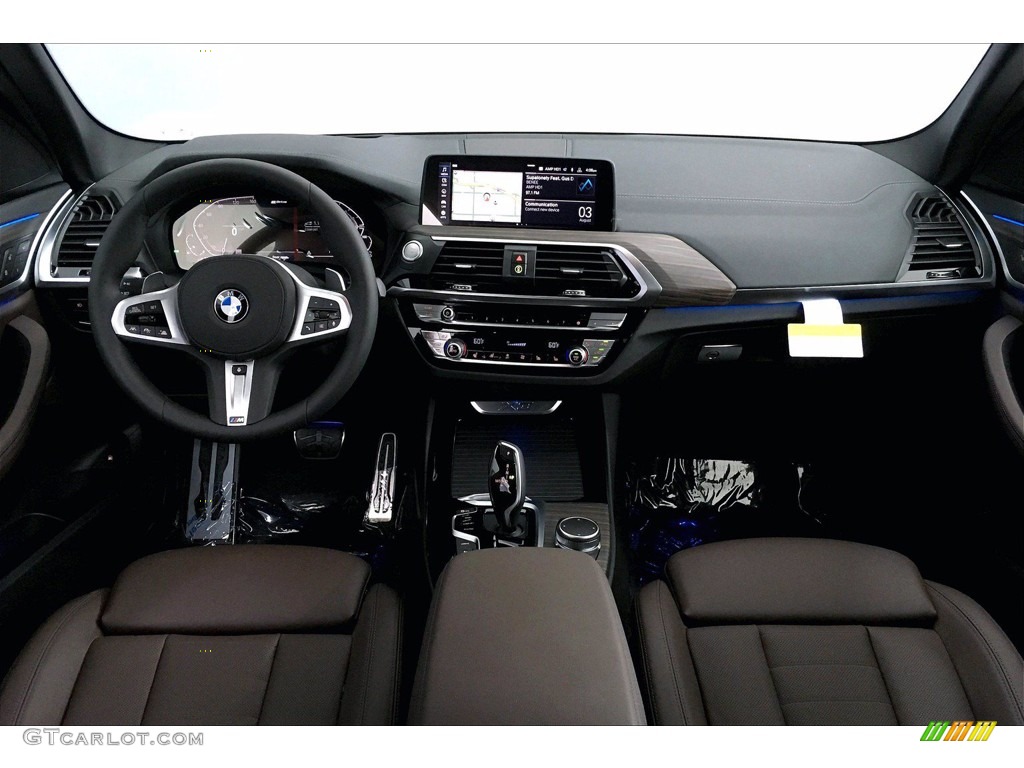 Mocha Interior 2020 BMW X3 xDrive30e Photo #139122667