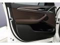 2020 BMW X3 Mocha Interior Door Panel Photo