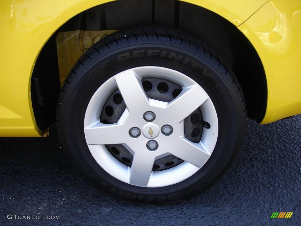 2006 Cobalt LS Coupe - Rally Yellow / Gray photo #5