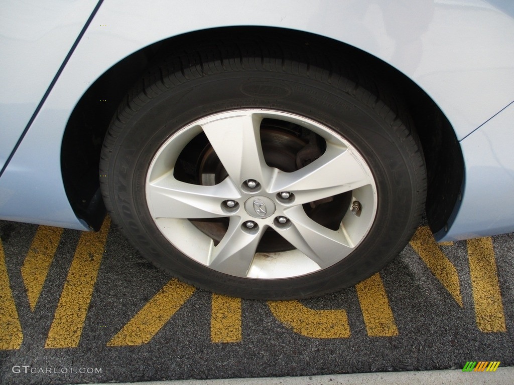 2012 Elantra GLS - Blue Sky Metallic / Beige photo #7