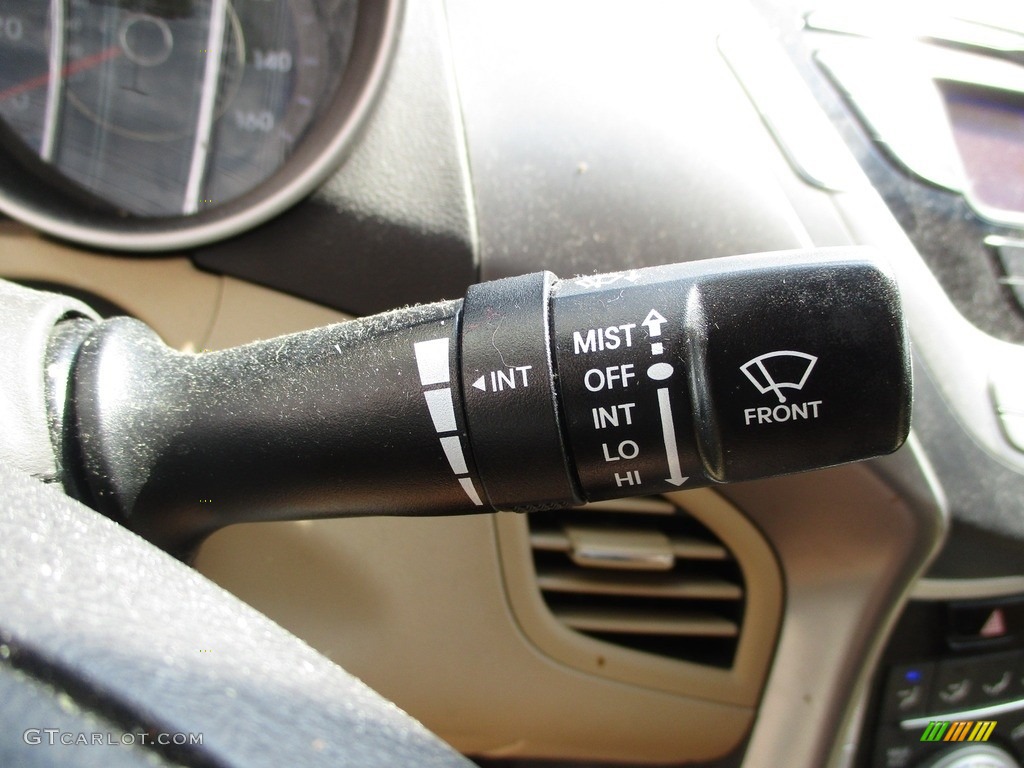 2012 Elantra GLS - Blue Sky Metallic / Beige photo #26