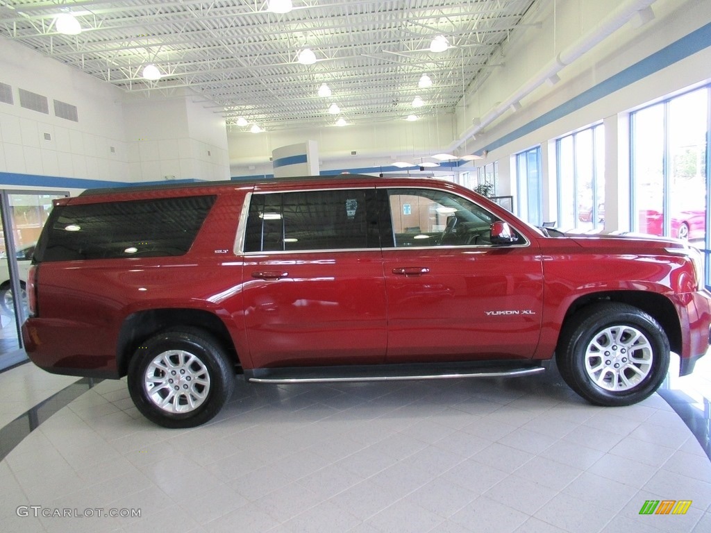 2017 Yukon XL SLT 4WD - Crimson Red Tintcoat / Jet Black photo #5