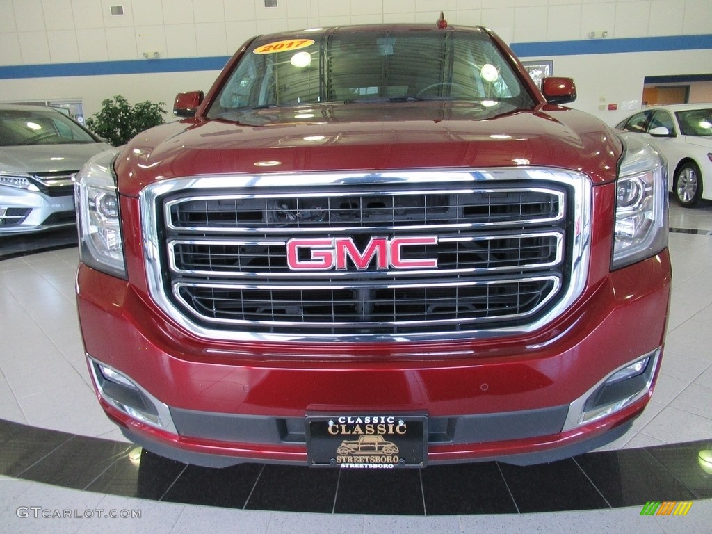 2017 Yukon XL SLT 4WD - Crimson Red Tintcoat / Jet Black photo #13