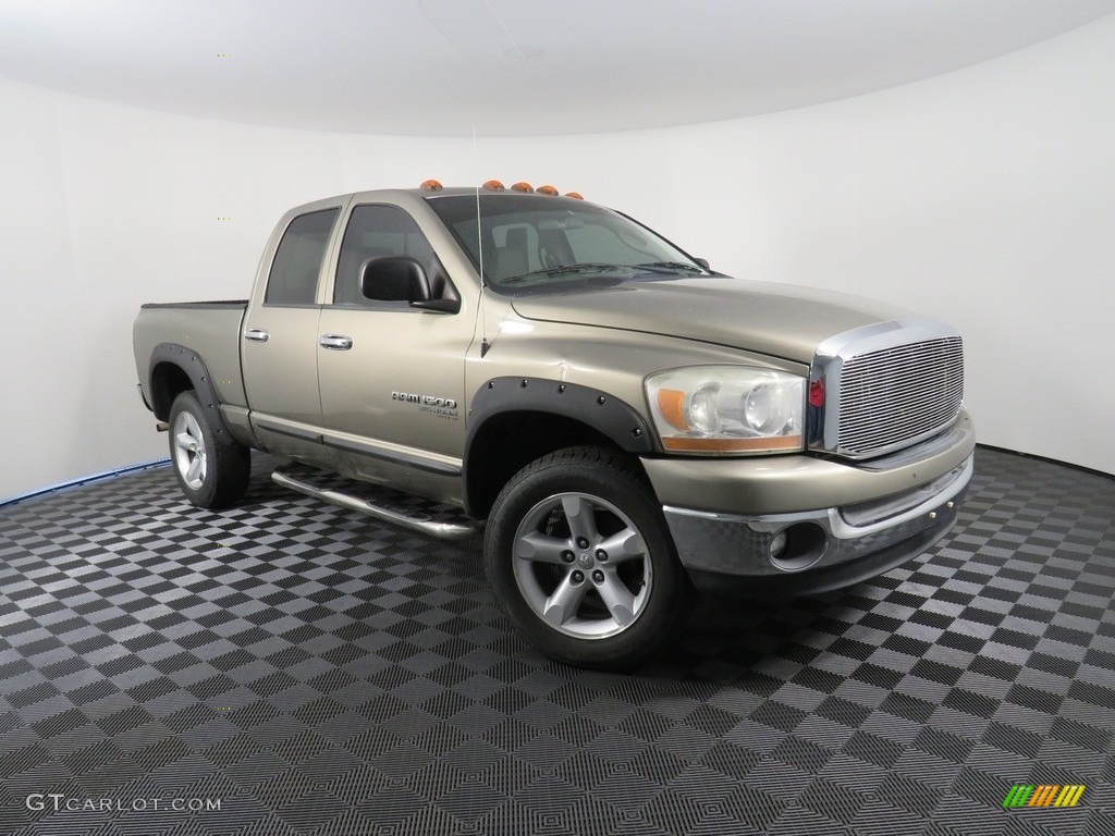 2006 Ram 1500 Big Horn Edition Quad Cab 4x4 - Light Khaki Metallic / Khaki Beige photo #2