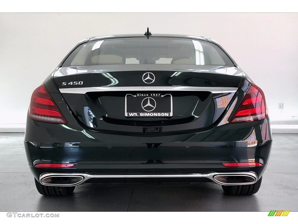 2020 S 450 Sedan - Emerald Green Metallic / Silk Beige/Espresso Brown photo #3