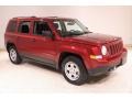 Deep Cherry Red Crystal Pearl 2016 Jeep Patriot Sport