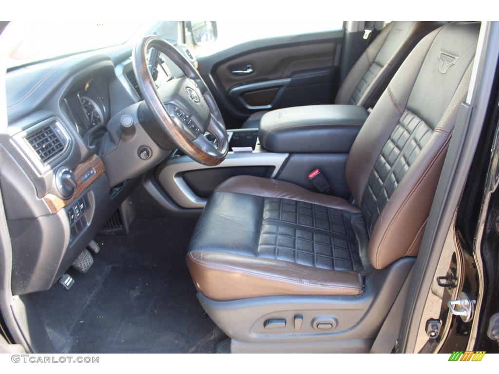 2017 Nissan Titan Platinum Reserve Crew Cab Front Seat Photos