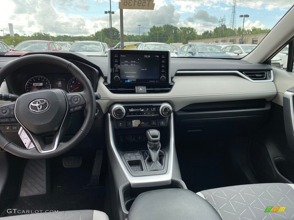 2020 Toyota RAV4 XLE Light Gray Dashboard Photo #139127550