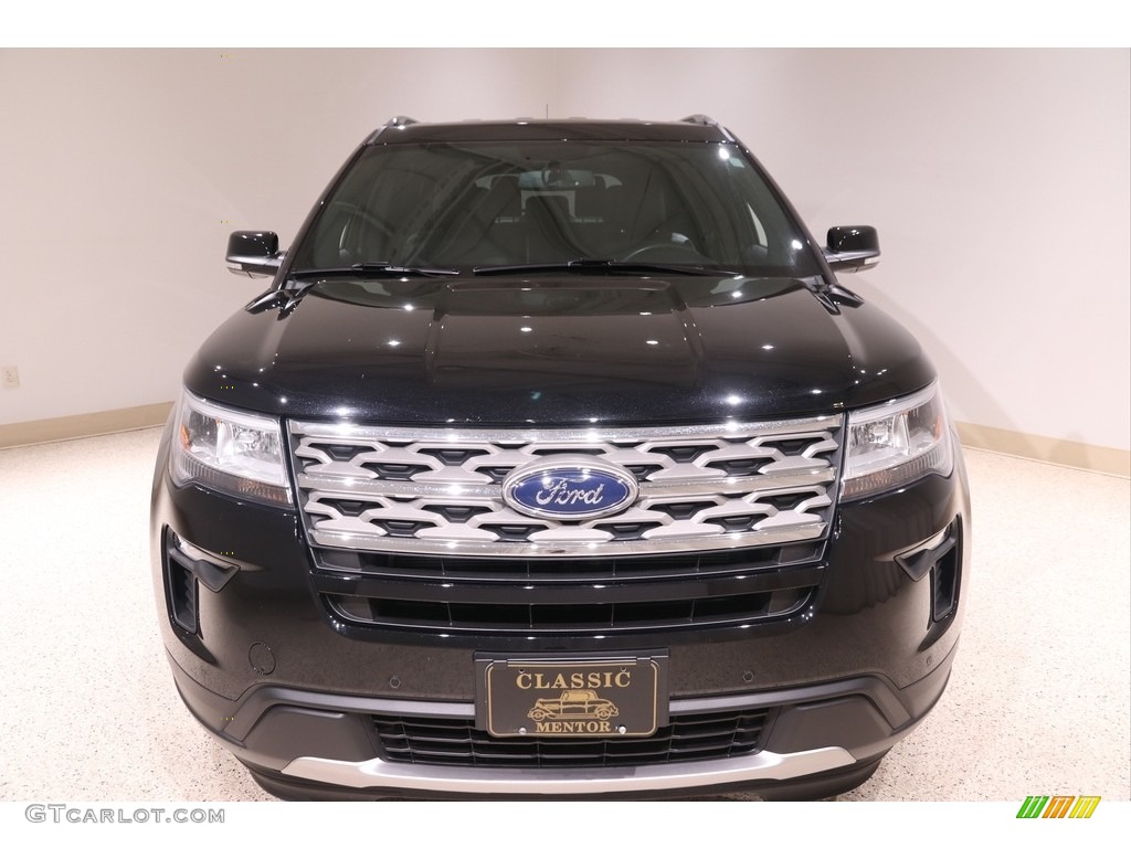2018 Explorer XLT 4WD - Shadow Black / Ebony Black photo #2