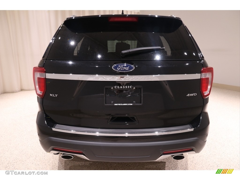 2018 Explorer XLT 4WD - Shadow Black / Ebony Black photo #22