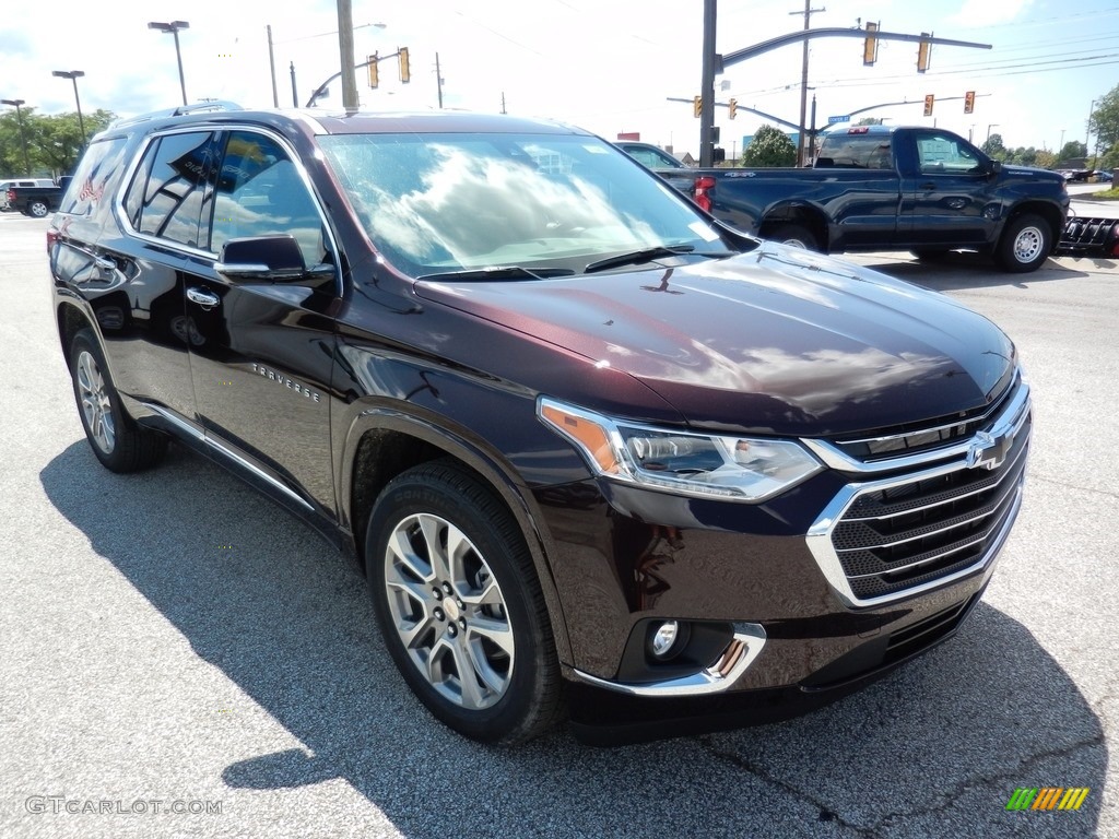 Black Cherry Metallic 2020 Chevrolet Traverse Premier AWD Exterior Photo #139129026