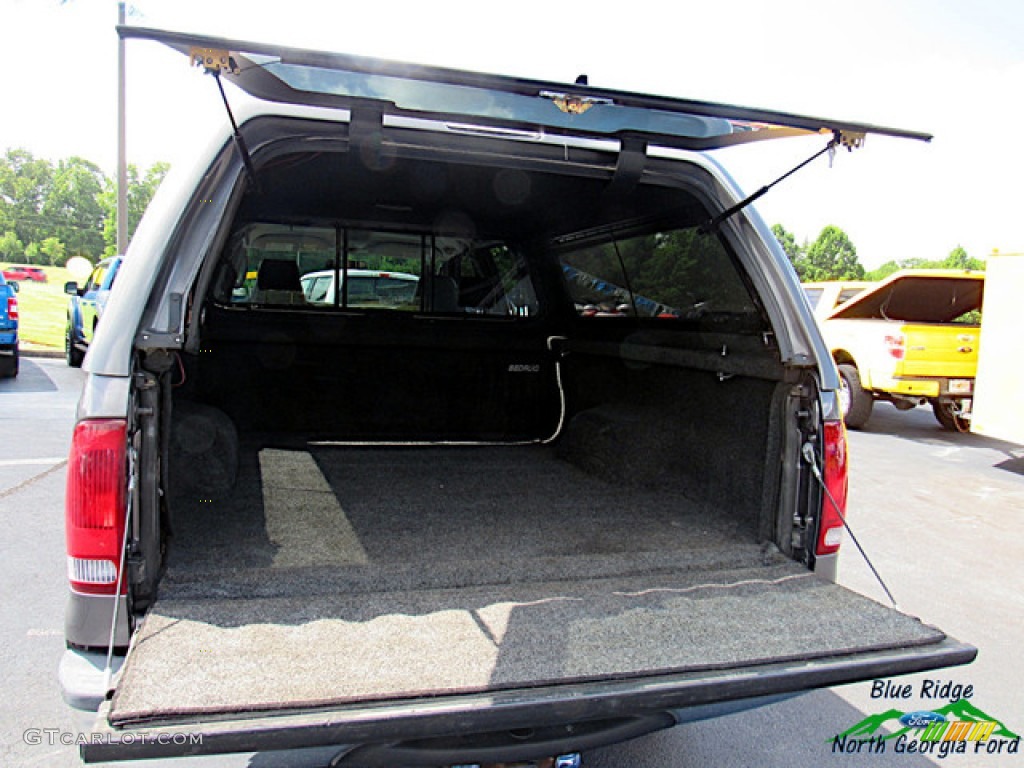 2004 F250 Super Duty Lariat Crew Cab 4x4 - Dark Shadow Grey Metallic / Medium Flint photo #14