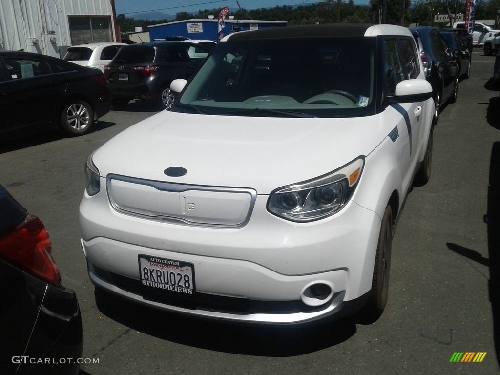 Clear White 2016 Kia Soul EV Exterior Photo #139130178