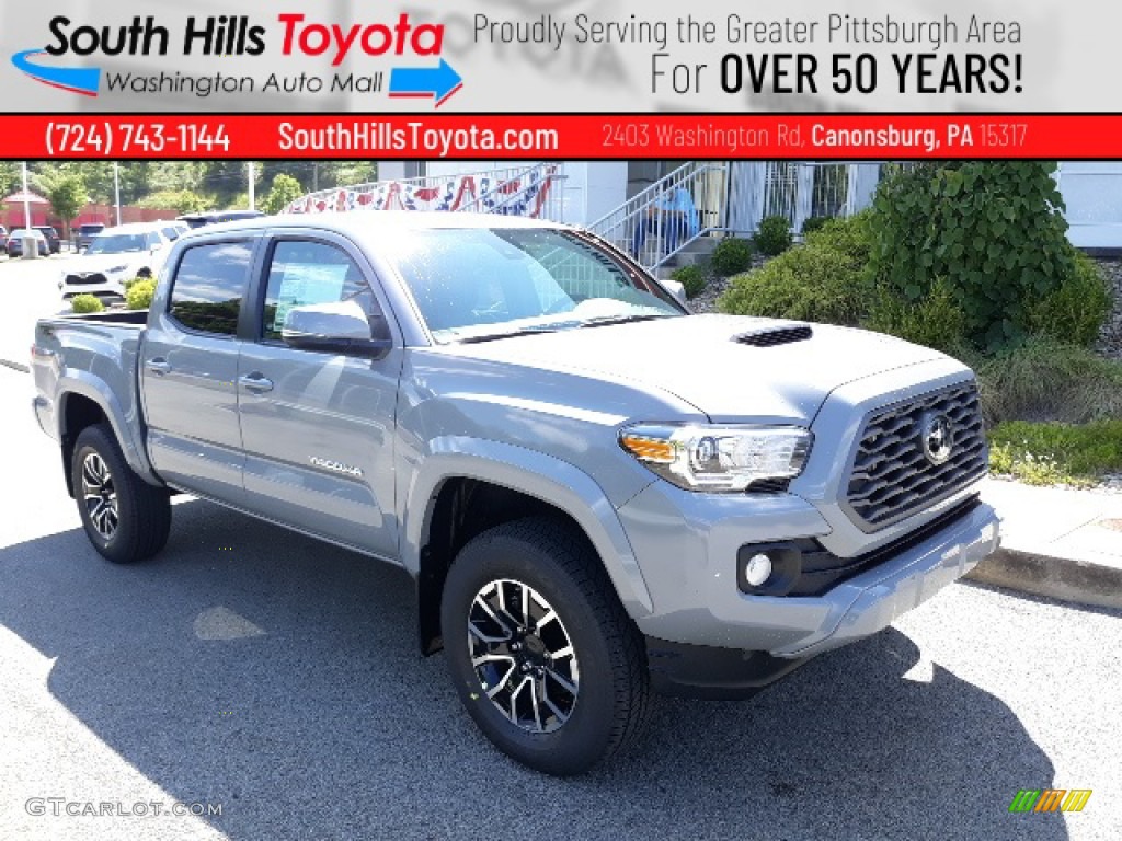 2020 Tacoma TRD Sport Double Cab 4x4 - Cement / Cement photo #1