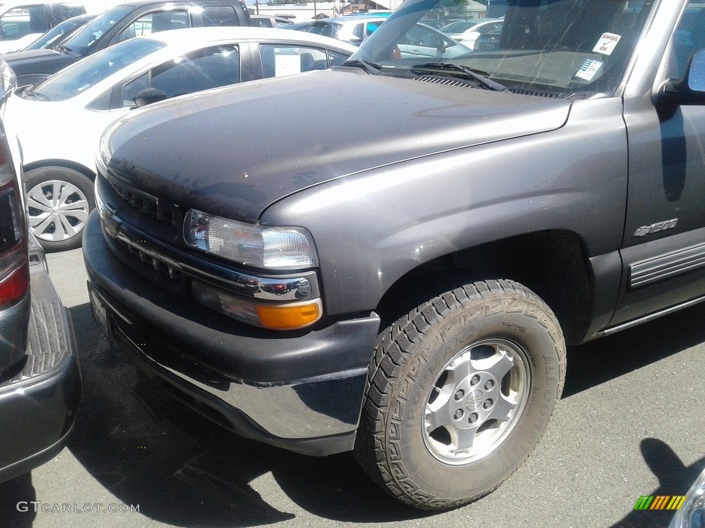 1999 Silverado 1500 LT Extended Cab 4x4 - Light Pewter Metallic / Graphite photo #3