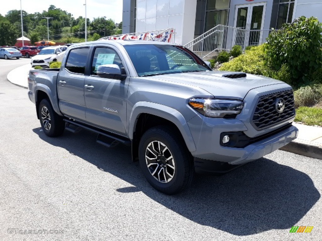 2020 Tacoma TRD Sport Double Cab 4x4 - Cement / TRD Cement/Black photo #30
