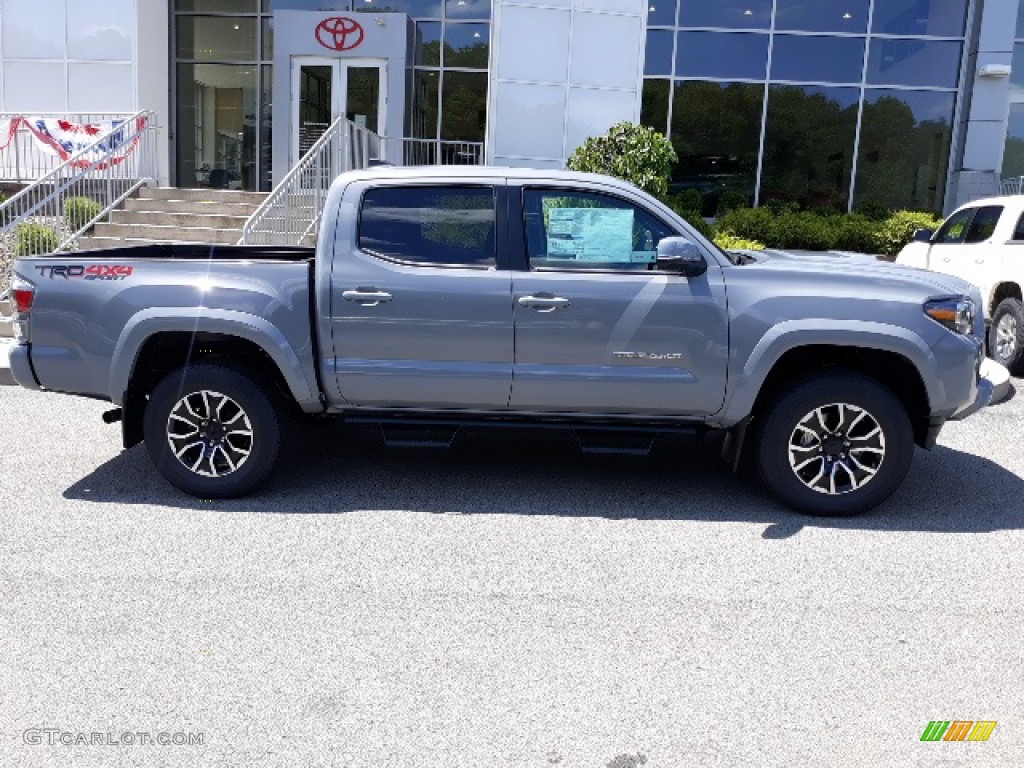 2020 Tacoma TRD Sport Double Cab 4x4 - Cement / TRD Cement/Black photo #31
