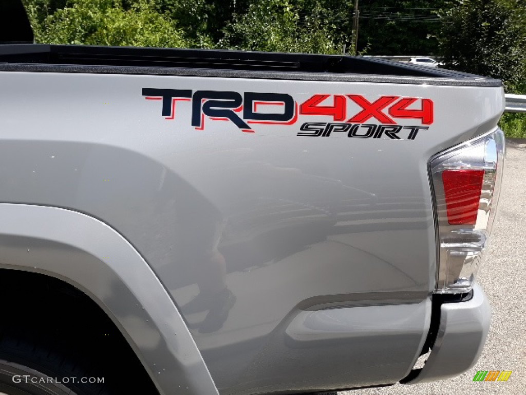 2020 Tacoma TRD Sport Double Cab 4x4 - Cement / TRD Cement/Black photo #37