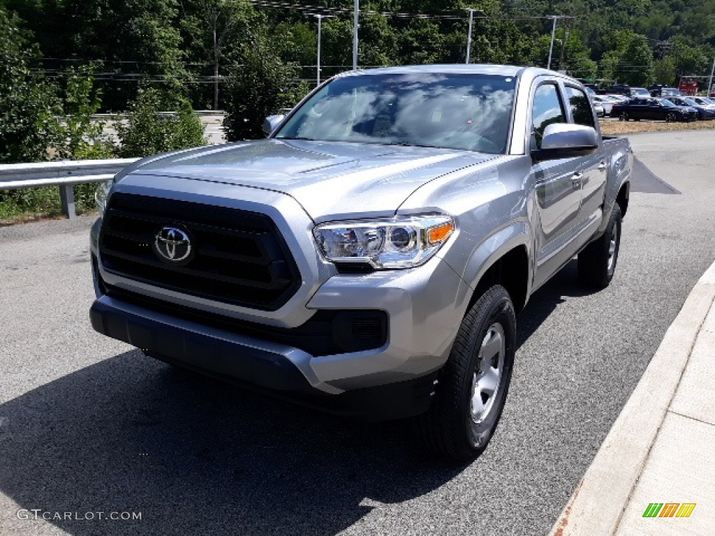 2020 Tacoma SR Double Cab 4x4 - Silver Sky Metallic / Cement photo #29