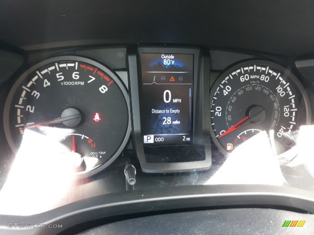 2020 Tacoma SR Double Cab 4x4 - Silver Sky Metallic / Cement photo #40