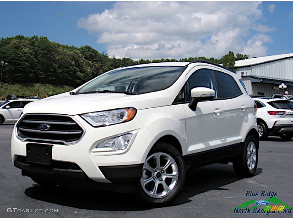 2020 EcoSport SE - Diamond White / Ebony Black photo #1