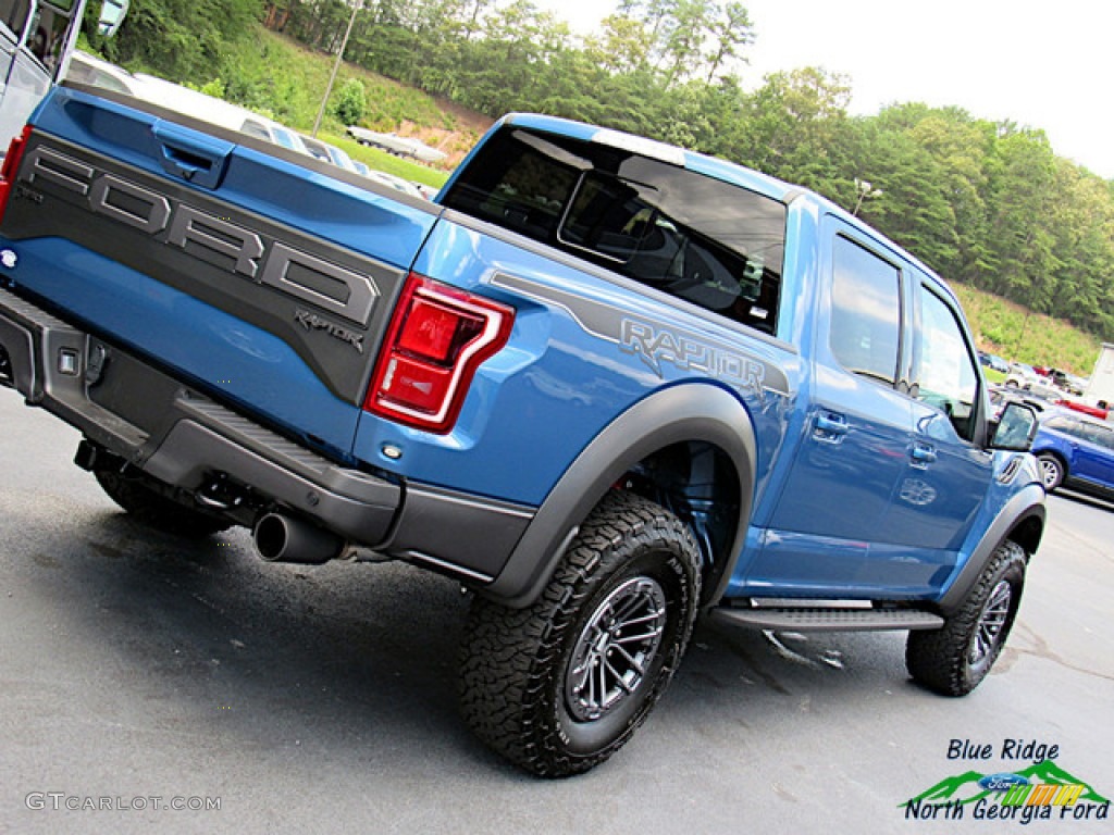 2020 F150 SVT Raptor SuperCrew 4x4 - Ford Performance Blue / Black photo #36