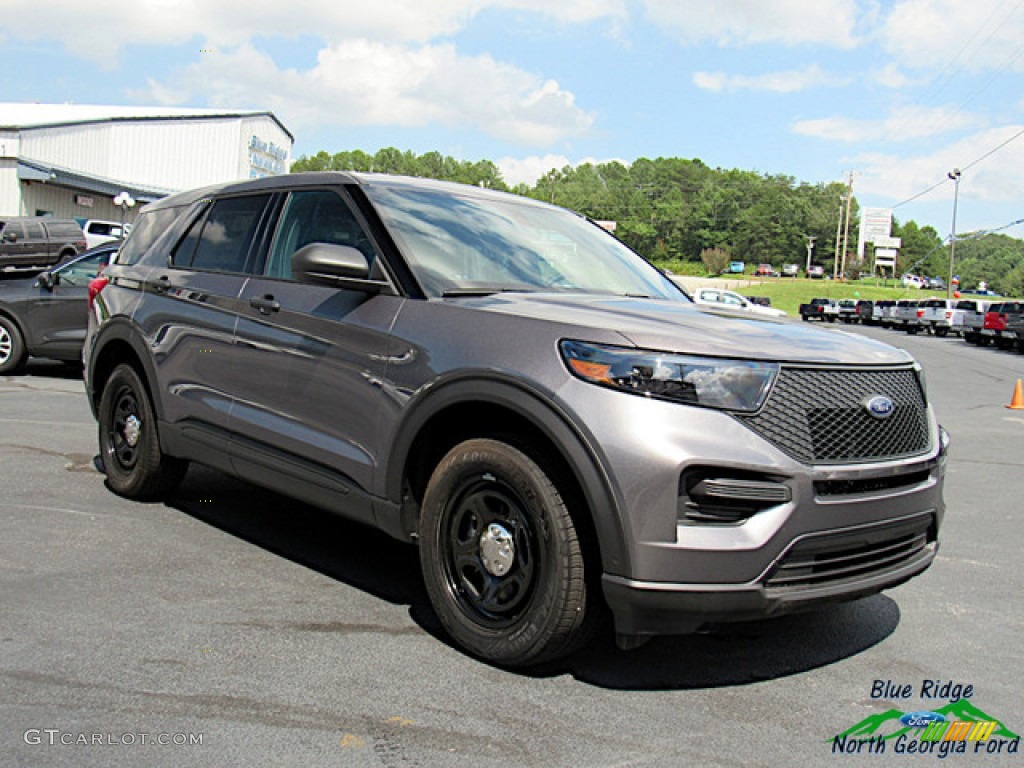 2020 Explorer Police Interceptor AWD - Sterling Gray Metallic / Ebony photo #7